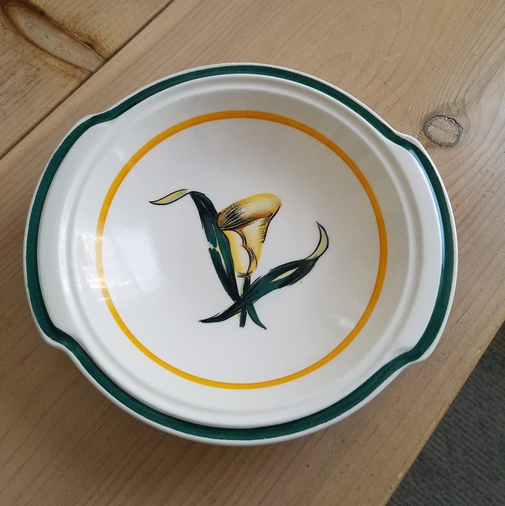 Frederik Lunning Vintage Calla Lily Soup Bowl